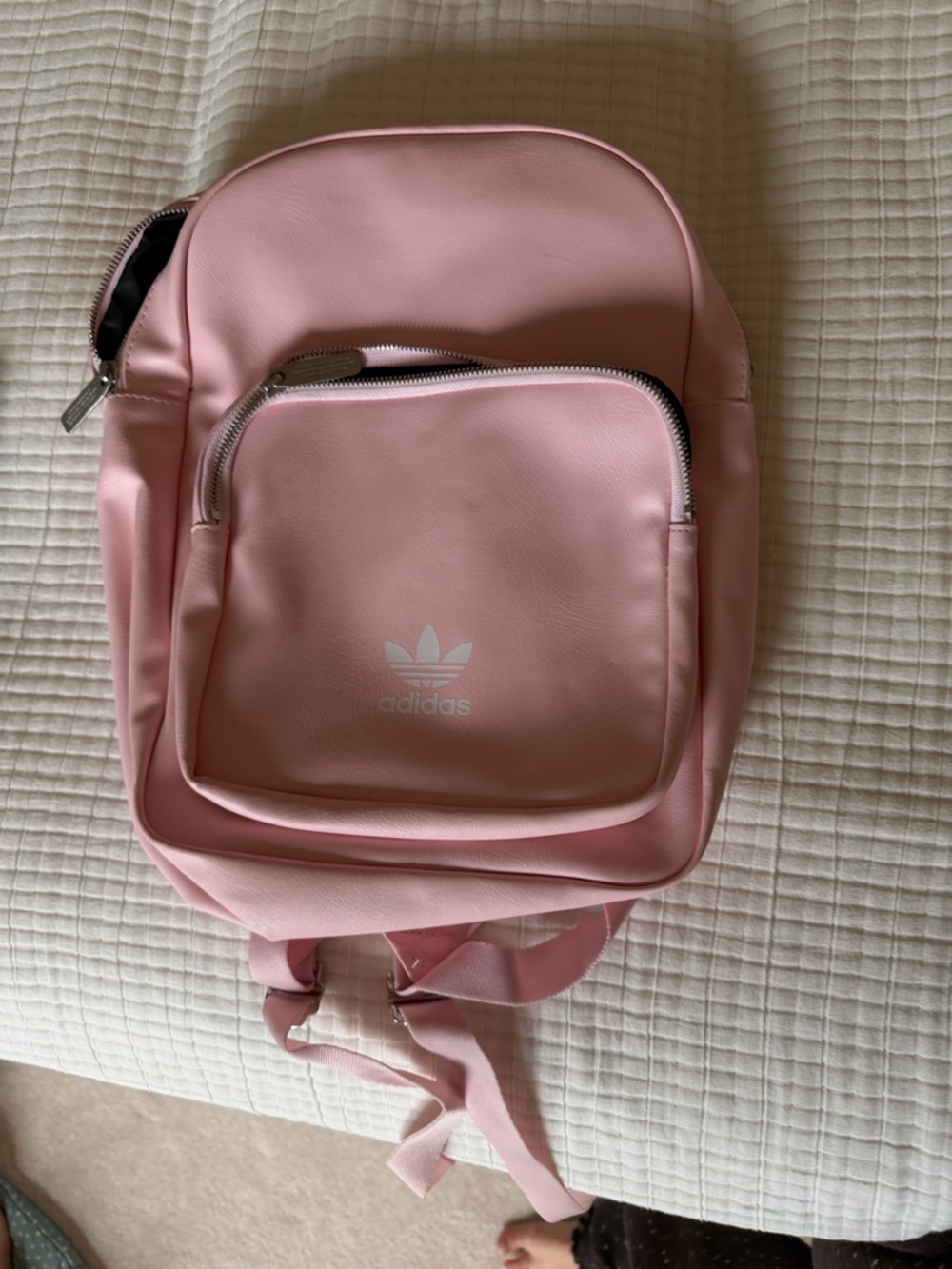 adidas Pink Cosmetic Pouch with Black Interior